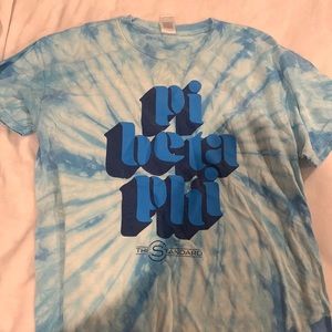 Large Tie Die Pi Beta Phi T Shirt